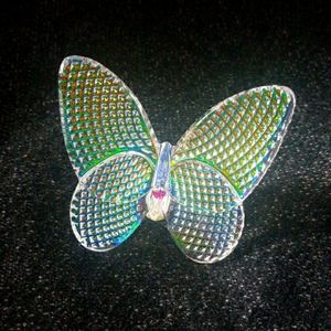 Baccarat crystal lucky butterfly clear diamant